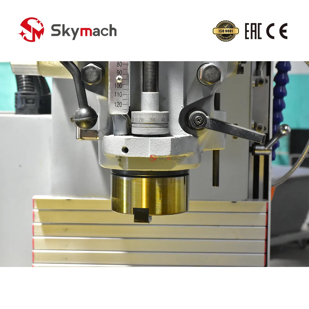 Heavy-Duty ISO40 Spindle Nose & Micrometer Quill Depth Stop