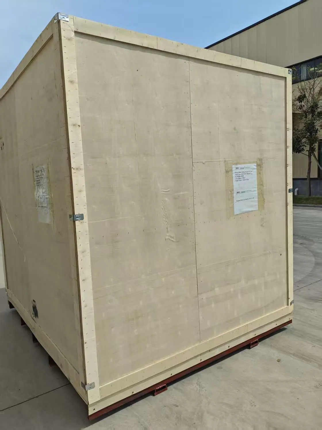 Caja de madera maciza para exportación (sin fumigación ISPM-15)